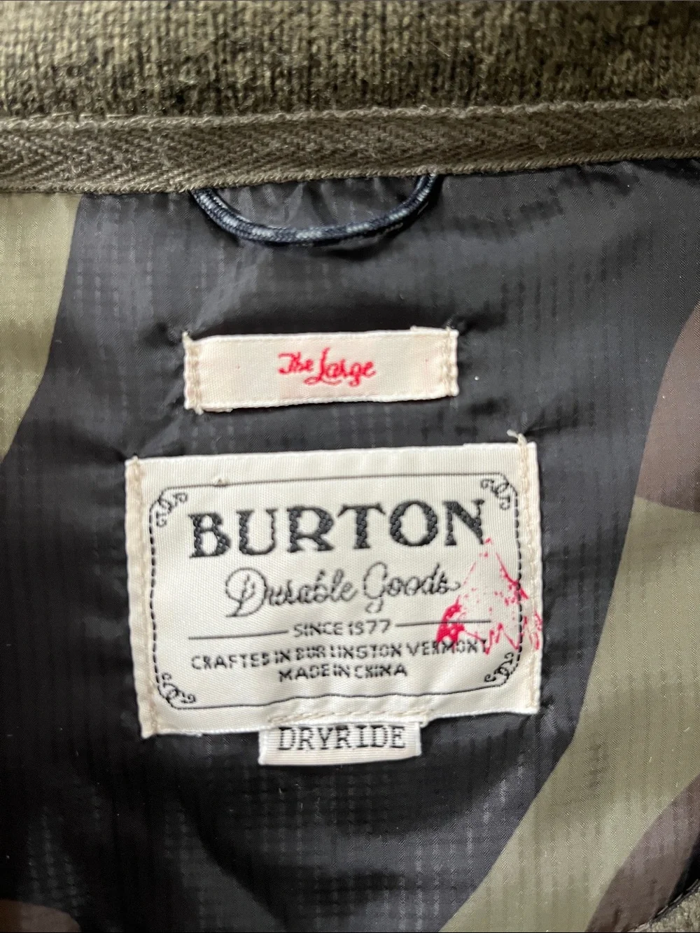 Burton Dryride Jacket - Camouflage